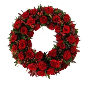 ВЕНОК ИЗ ЖИВЫХ ЦВЕТОВ Арт. 23
